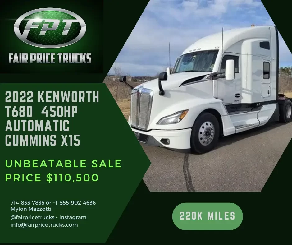 2022 Kenworth T680